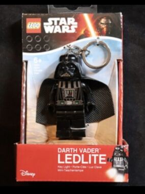Lego Star Wars Darth Vader Keychain LEDLITE Disney Dark Side "New" #KE7